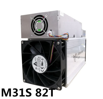 3444W Asic Dash Coin Miner Microbt Whatsminer M31S+ 82T