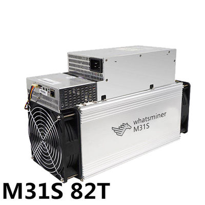 3444W Asic Dash Coin Miner Microbt Whatsminer M31S+ 82T