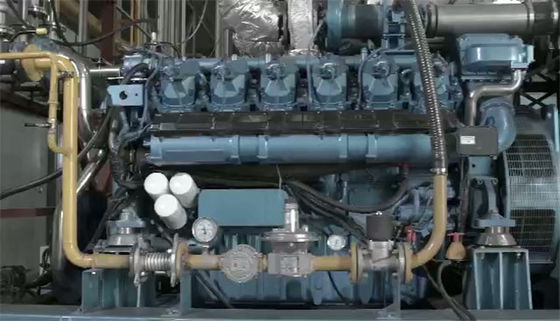 1200KW Baudouin Biogas Generators  Combined Heat And Power Generator