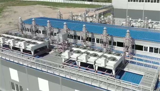 1200KW Baudouin Biogas Generators  Combined Heat And Power Generator
