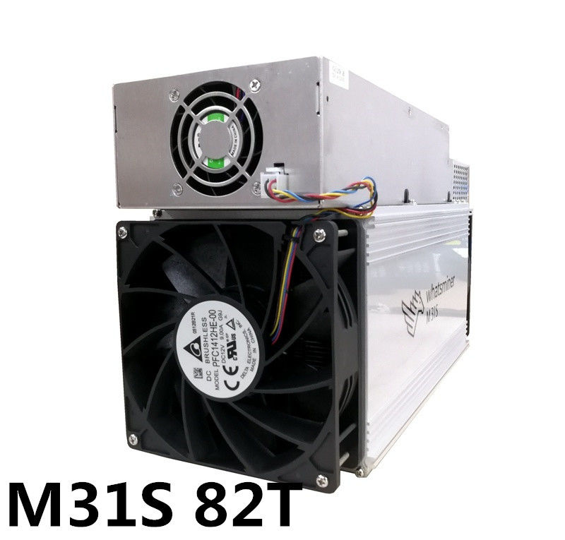 3444W Asic Dash Coin Miner Microbt Whatsminer M31S+ 82T